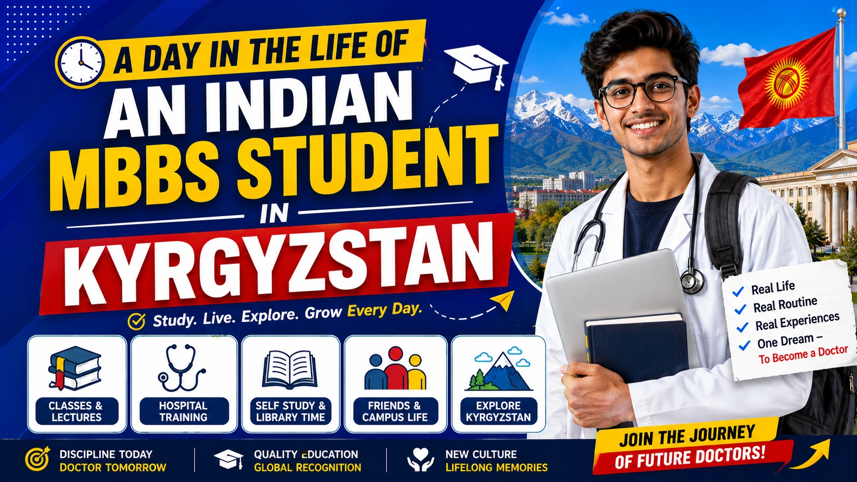 A Day in the Life of an Indian MBBS Student in Kyrgyzstan